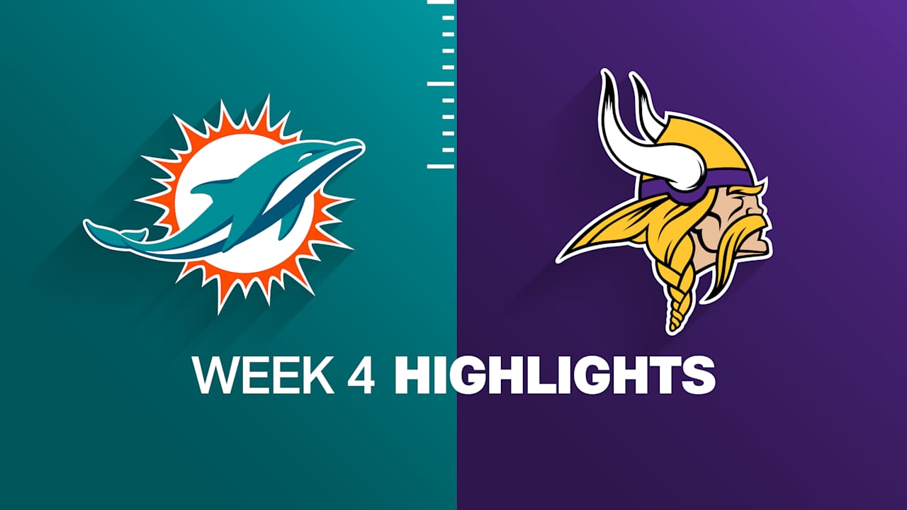 Dolphins vs. Vikings highlights | Week 4 video thumbnail