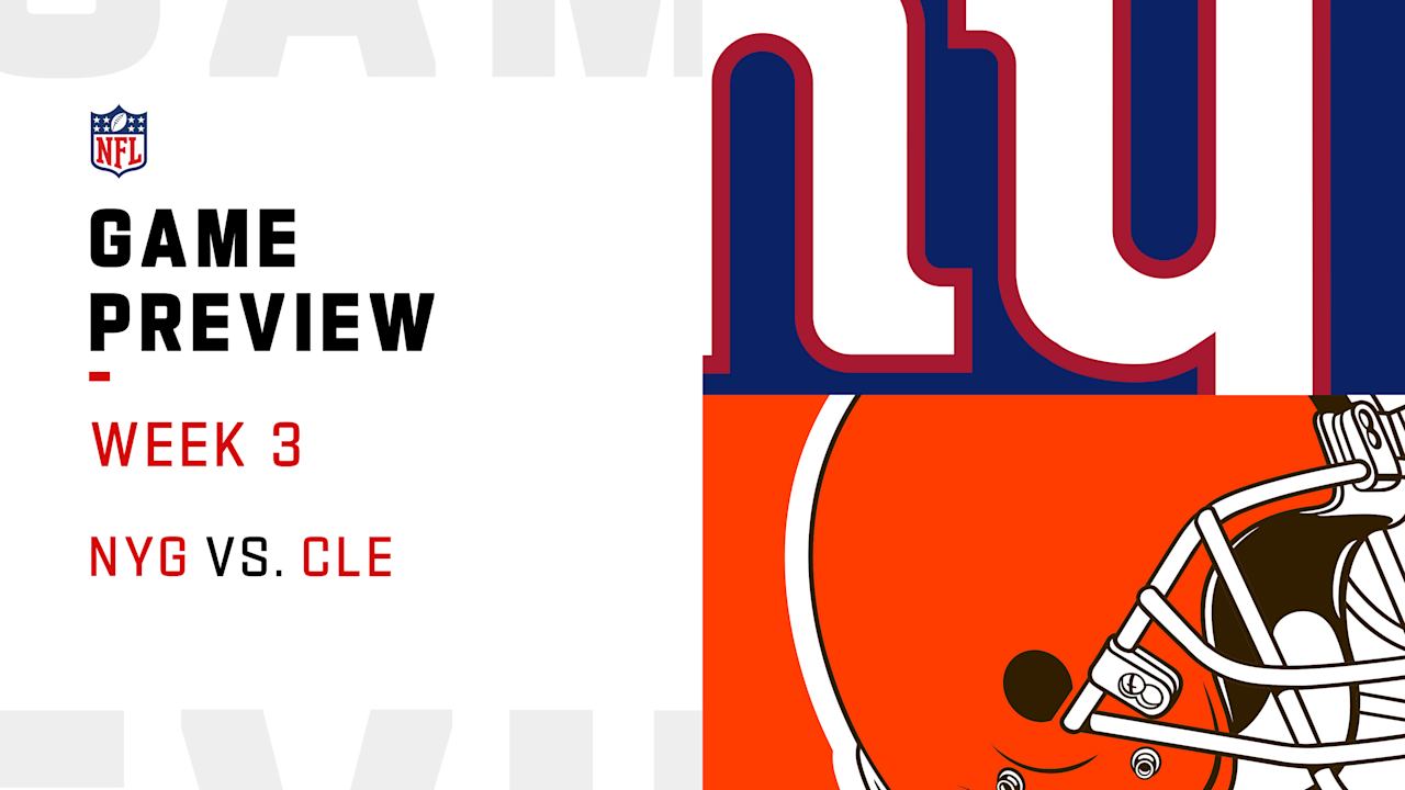 New York Giants vs. Cleveland Browns preview Week 3