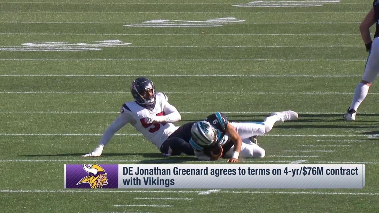 Vikings signing ex-Texans pass rusher Jonathan Greenard to four