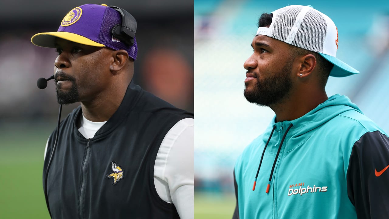 Vikings-verdediger Brian Flores zegt dat de opmerkingen van Tua Tagovailoa niet ‘positief voor mij’ waren en wenst de quarterback ‘absoluut het beste’