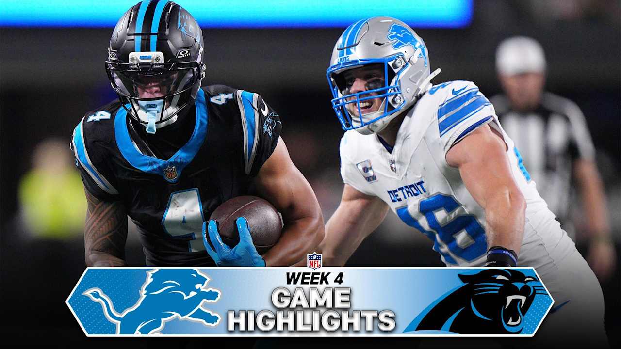Game Highlights: Lions vs. Panthers | Week 4