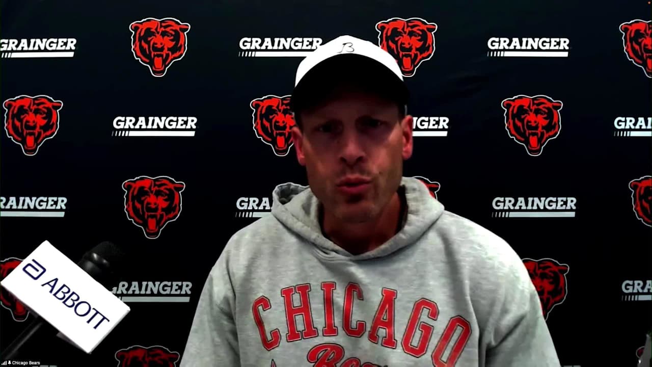 Chicago Bears head coach Ben Johnson gives update on quarterback Caleb ...