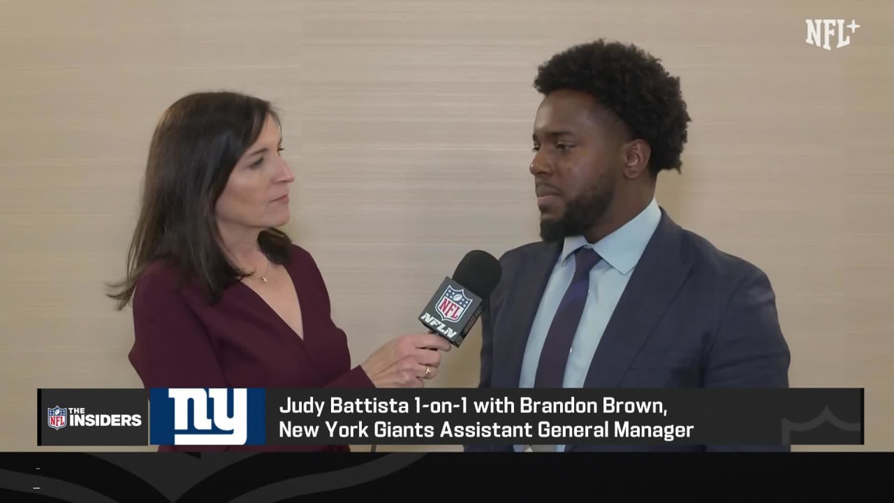 New York Giants assistant GM Brandon Brown joins NFL Network's Judy ...