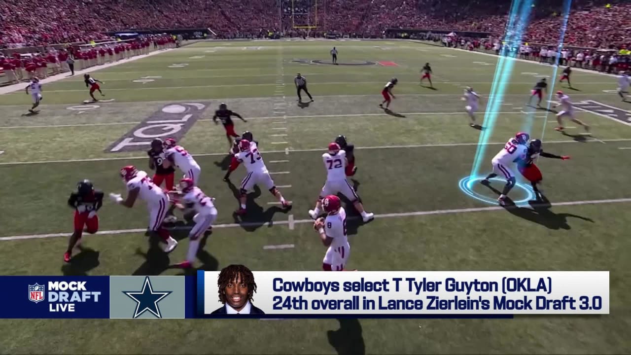 NFL Network's Lance Zierlein Oklahoma's Tyler Guyton looks like a
