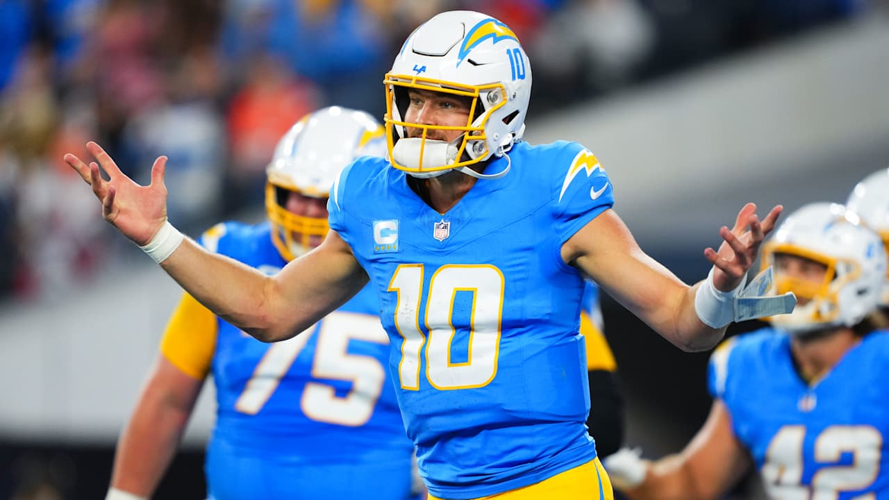 Jim Harbaugh on QB Justin Herbert leading Chargers comeback win over Broncos Its incredible what hes able to do  NFLcom