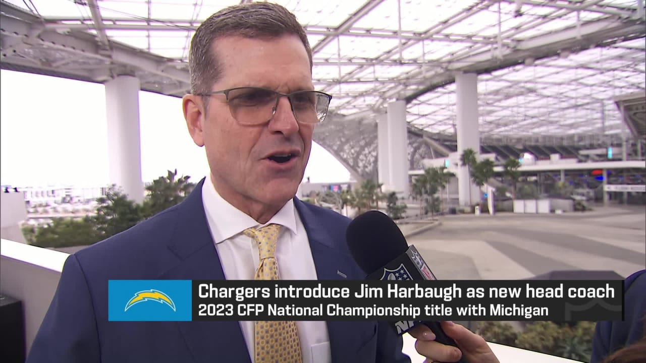 Jim Harbaugh Talks To NFL Network's Bridget Condon About Taking Los ...