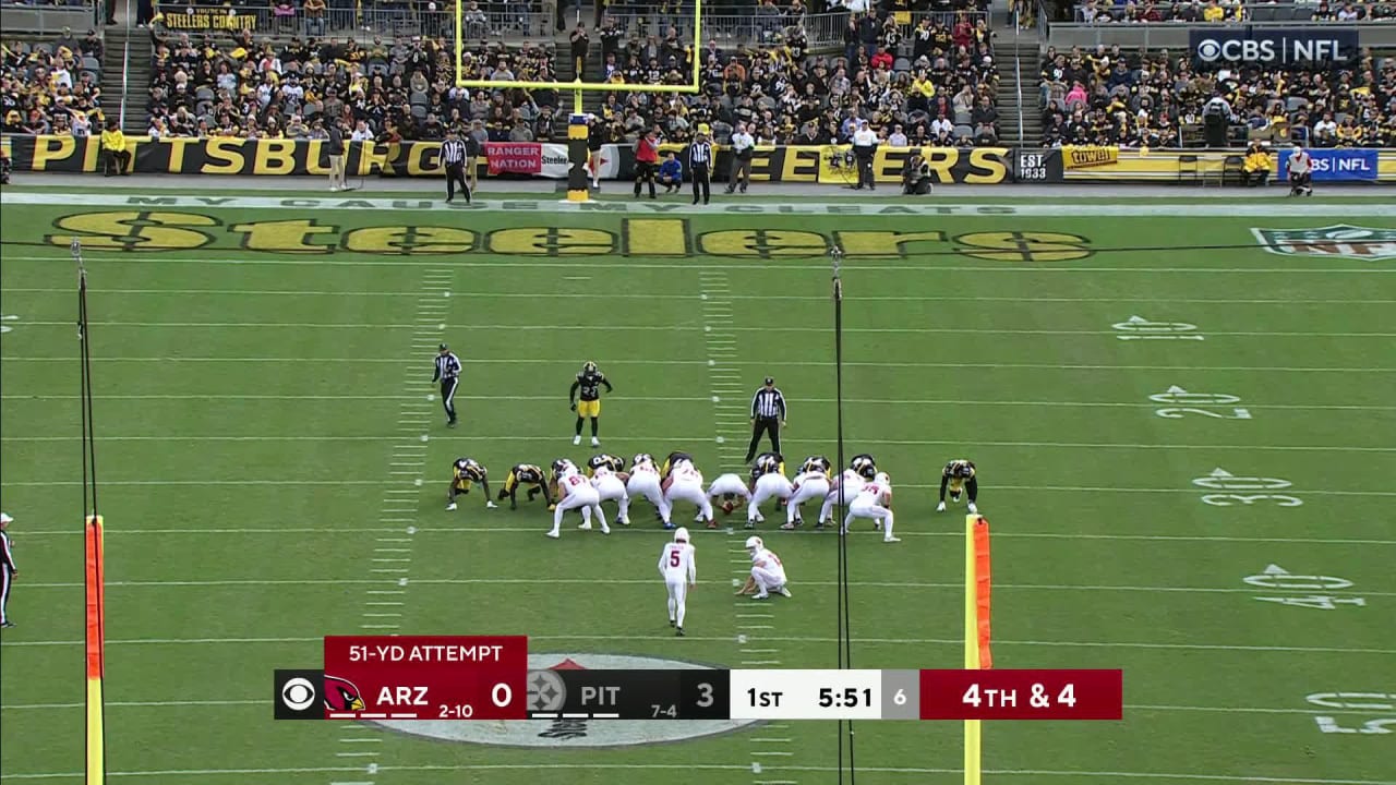 Arizona Cardinals Kicker Matt Prater's 51-yard FG Ties Cards With ...