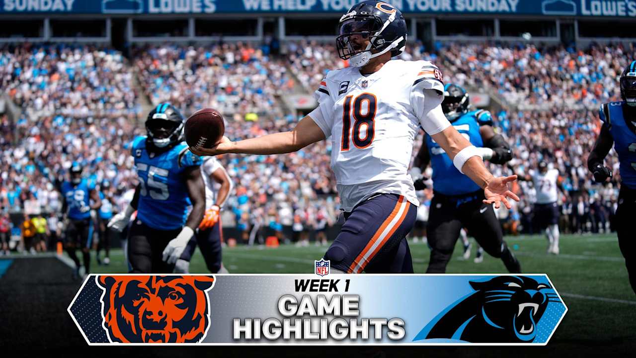 Game Highlights: Chicago Bears vs. Carolina Panthers | Week 1