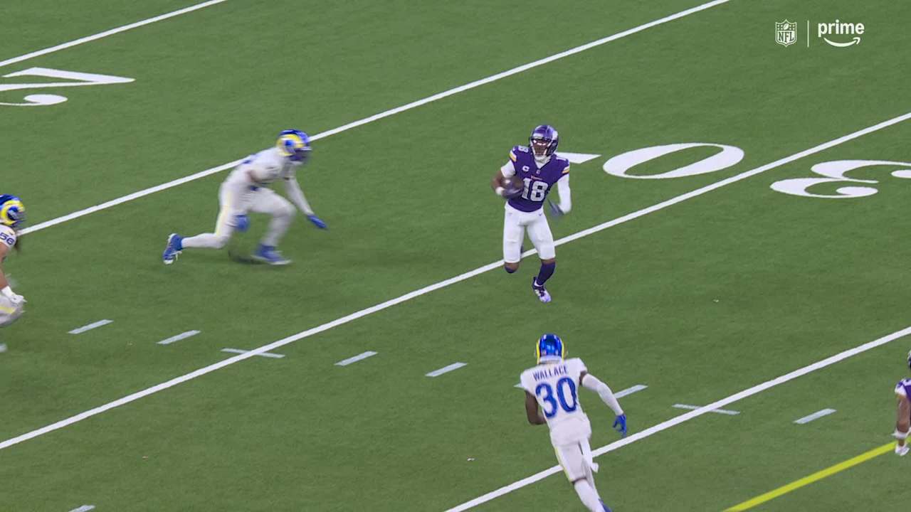 Minnesota Vikings wide receiver Justin Jefferson's seventh catch of ...