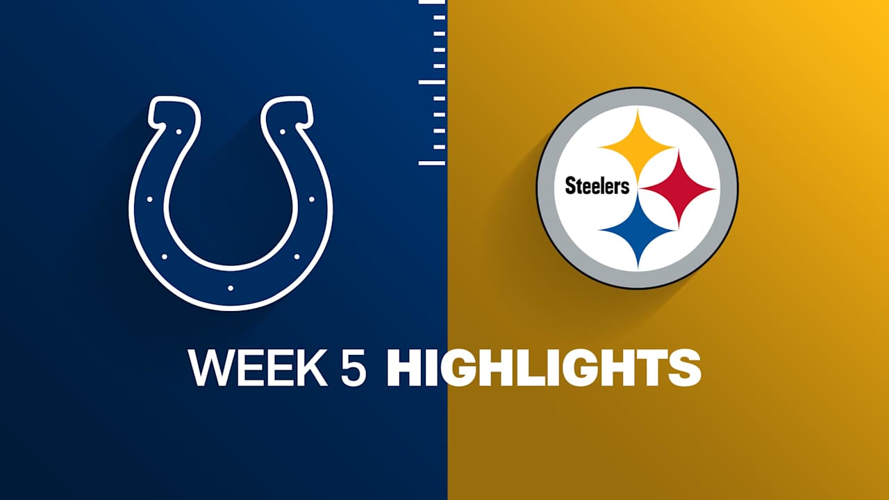 Colts vs. Steelers highlights | Week 5 video thumbnail