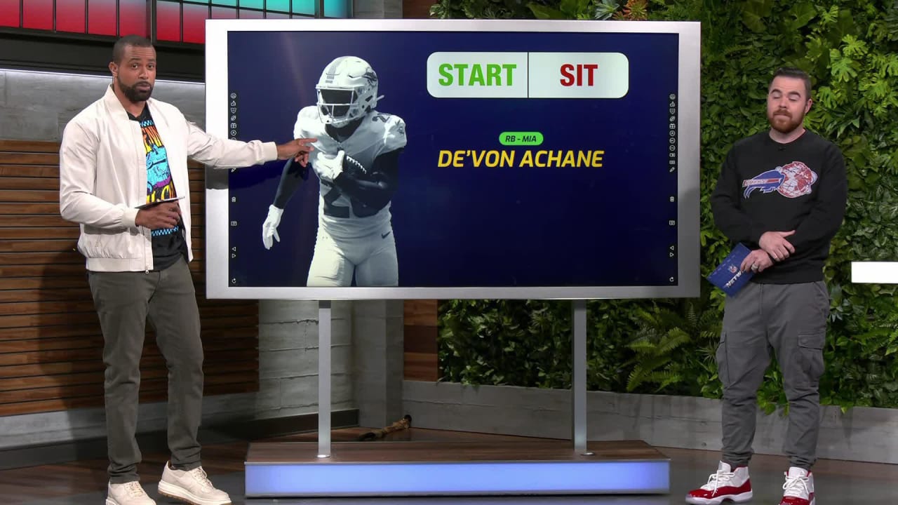 NFL Network's Mike Florio's Start/sit Decision On Running Back De'Von ...