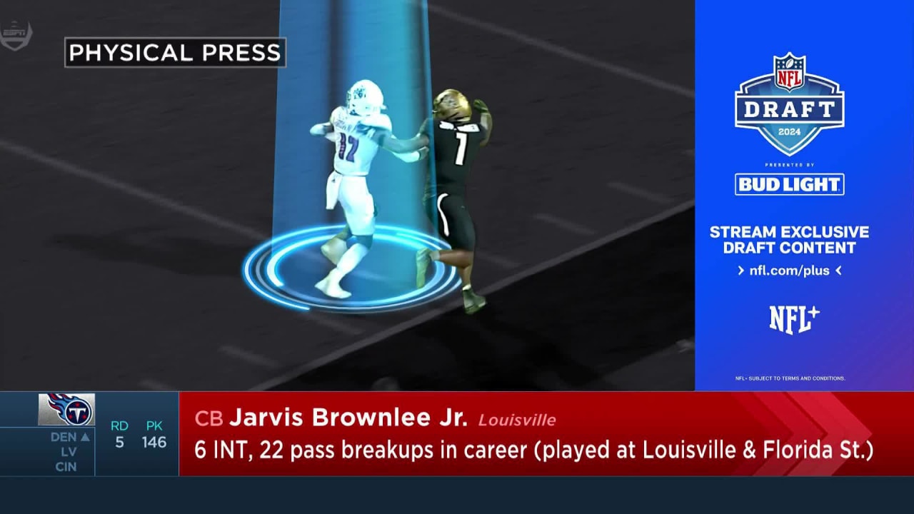 Tennessee Titans select Louisville Cardinals cornerback Jarvis Brownlee ...