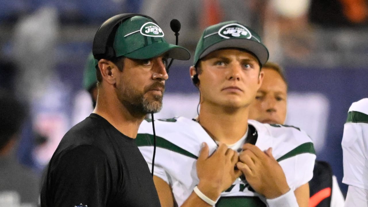 Jets QB Aaron Rodgers has “some personal guilt” over benching Zach Wilson