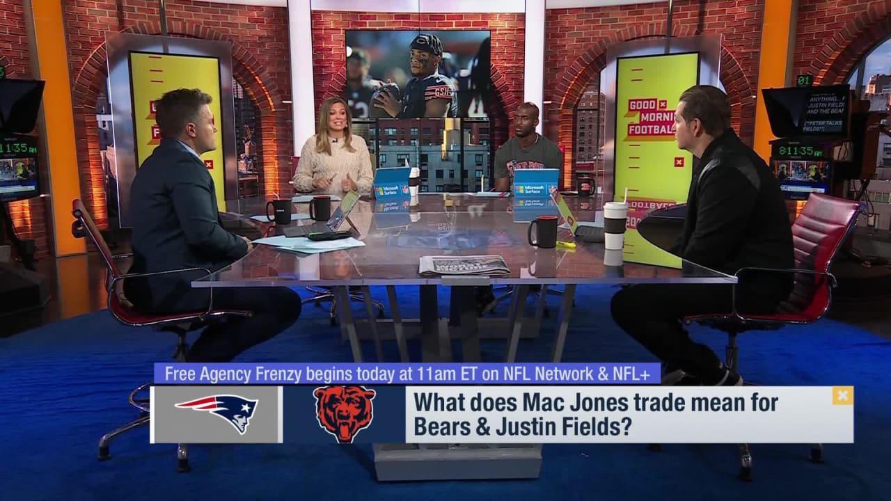 What does quarterback Mac Jones trade mean for Chicago Bears, quarterback Justin Fields? 'GMFB'