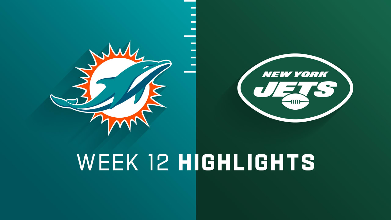 Miami Dolphins vs. New York Jets highlights Week 12