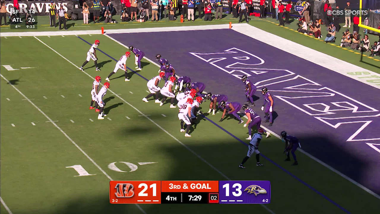 Cincinnati Bengals quarterback Joe Burrow's third touchdown pass of day ...