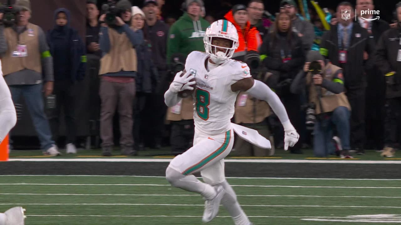 Can't-Miss Play: 99-yard Touchdown! Miami Dolphins Cornerback Jevon ...