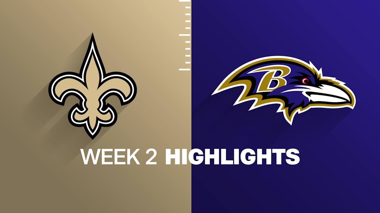 Saints vs. Ravens highlights | Week 2 video thumbnail