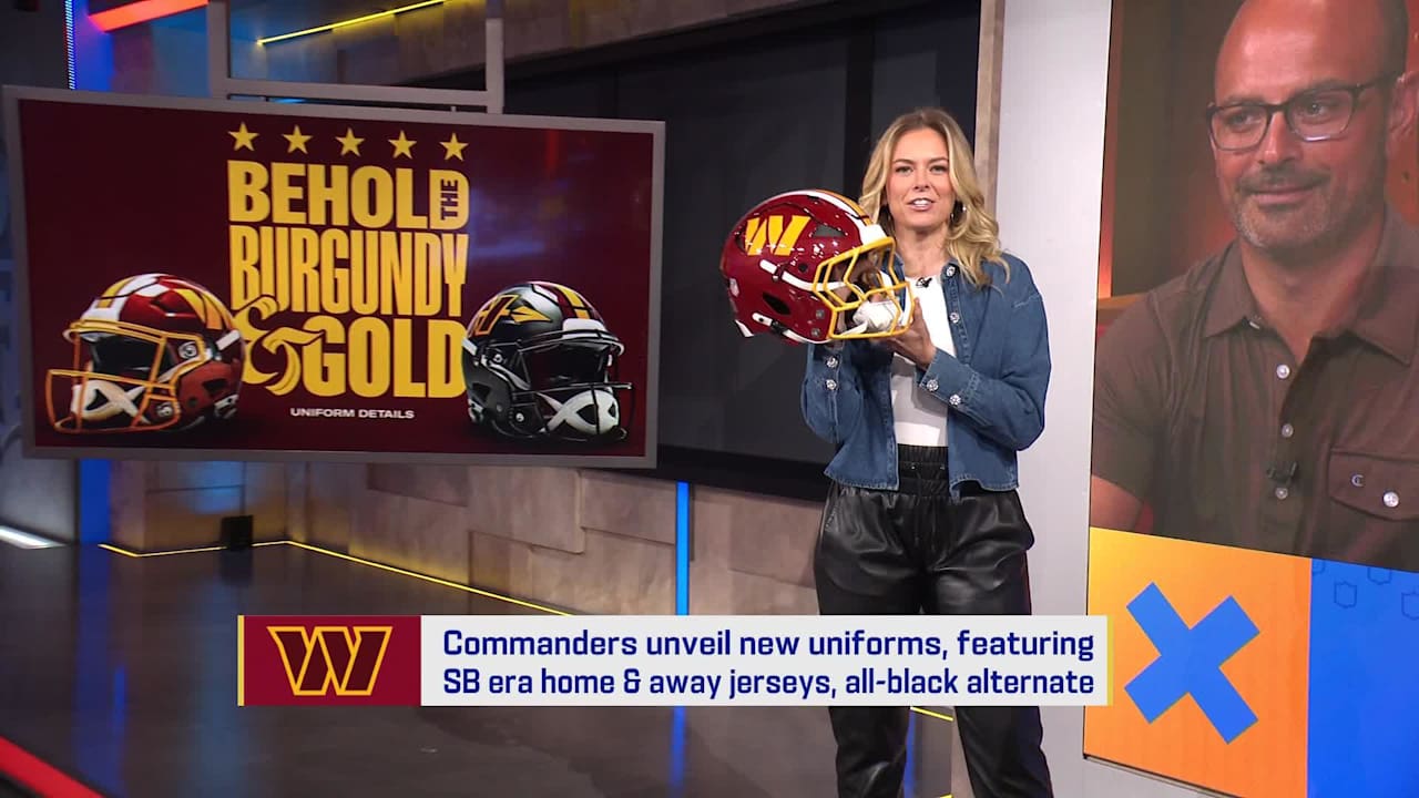 'GMFB' takes an up-close look at new Washington Commanders uniforms