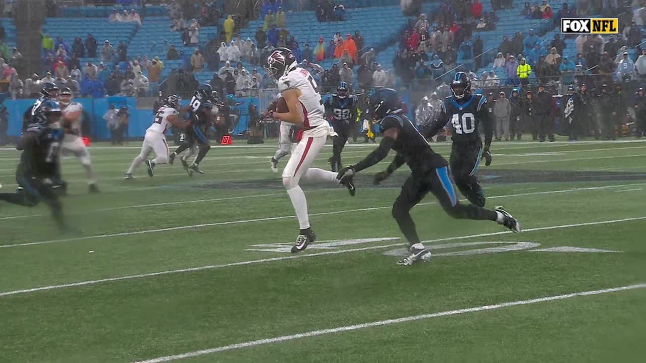 Atlanta Falcons wide receiver Drake London's first catch of game goes ...