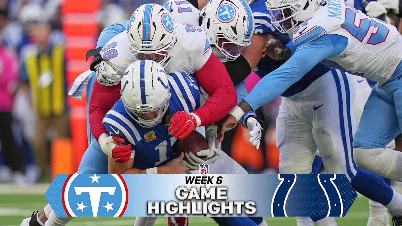 Game Highlights: Titans vs. Colts | Week 6