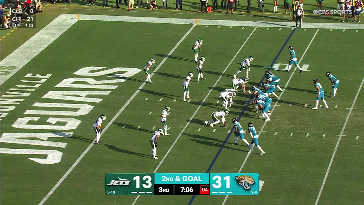 Jacksonville Jaguars running back Travis Etienne left all alone on 8 ...