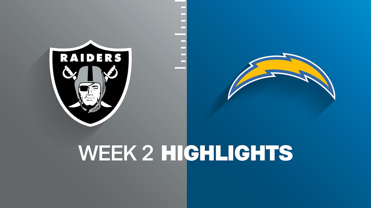 Raiders vs. Chargers highlights | Week 2 video thumbnail