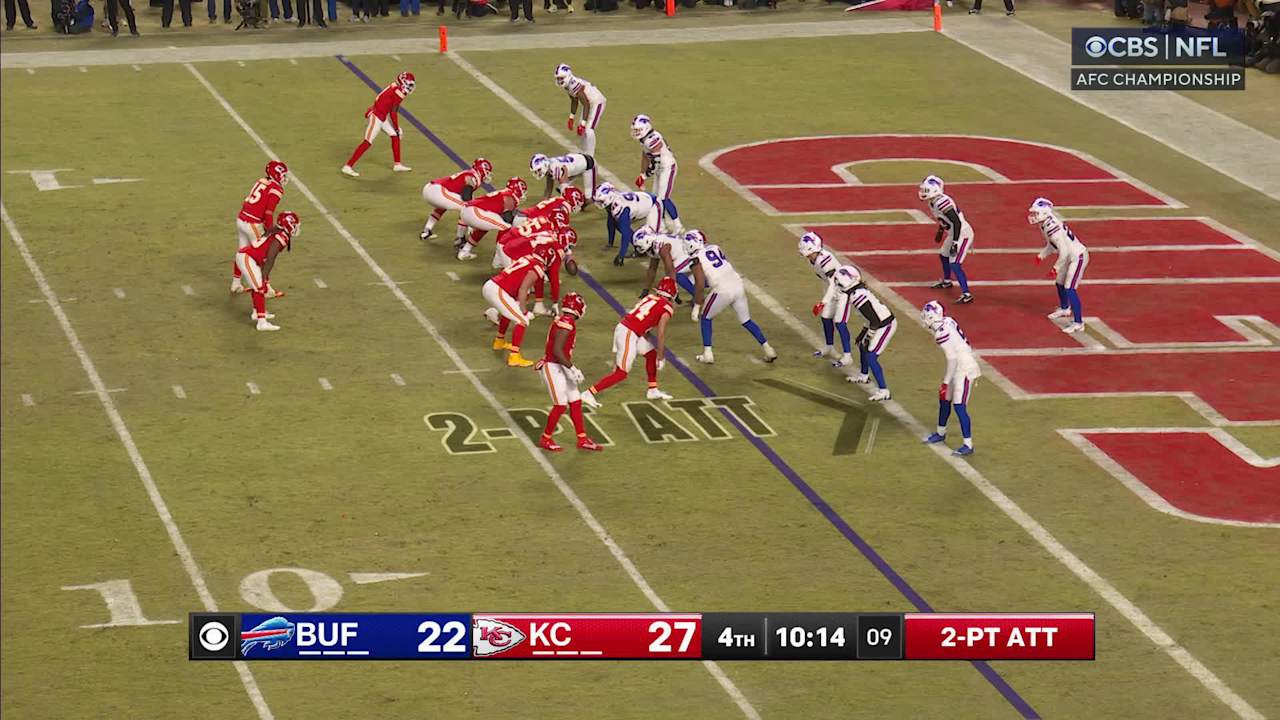 Kansas City Chiefs quarterback Patrick Mahomes' two-point-conversion ...
