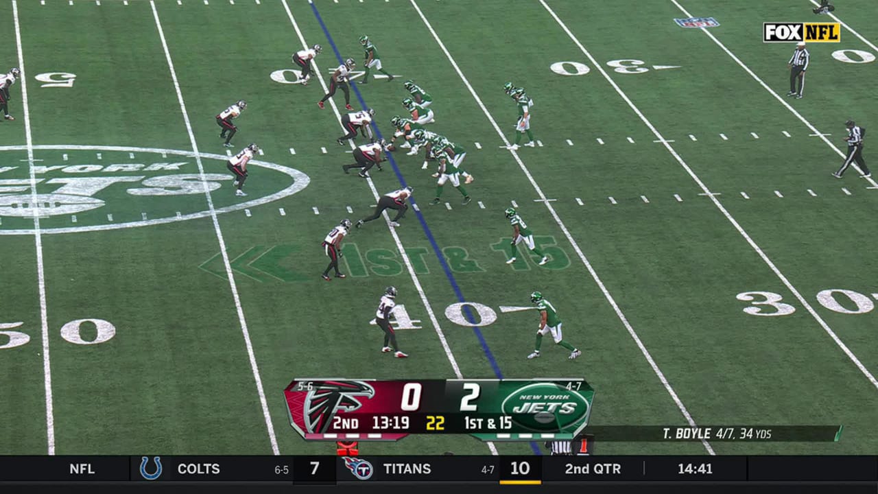 Atlanta Falcons linebacker Nate Landman's Peanut Punch fumble results