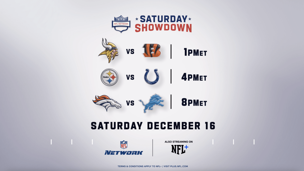 Saturday Showdown on NFL Network