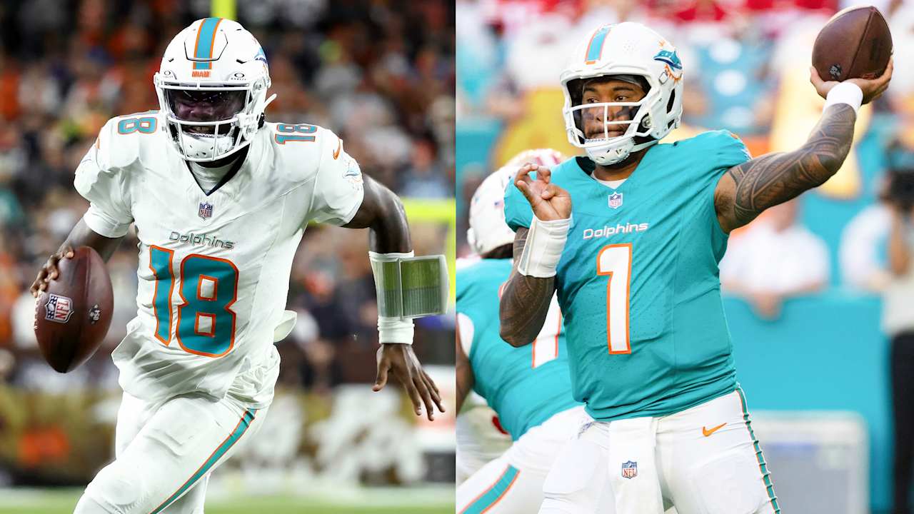 NFL news roundup: Dolphins QB Tua Tagovailoa (hip) limited as Tyler Huntley  prepares to start; Josh Dobbs to start for 49ers