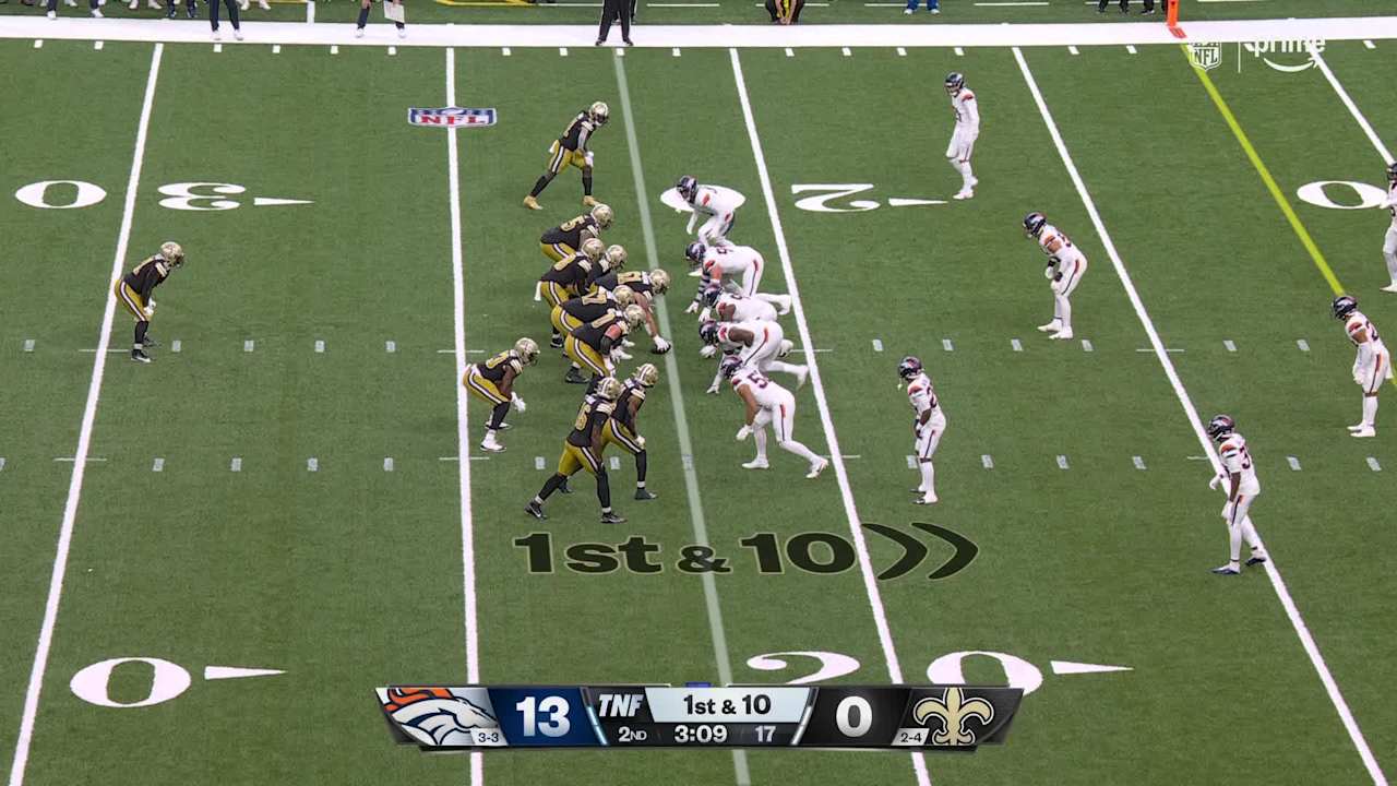 Denver Broncos cornerback JaQuan McMillian bottles up New Orleans