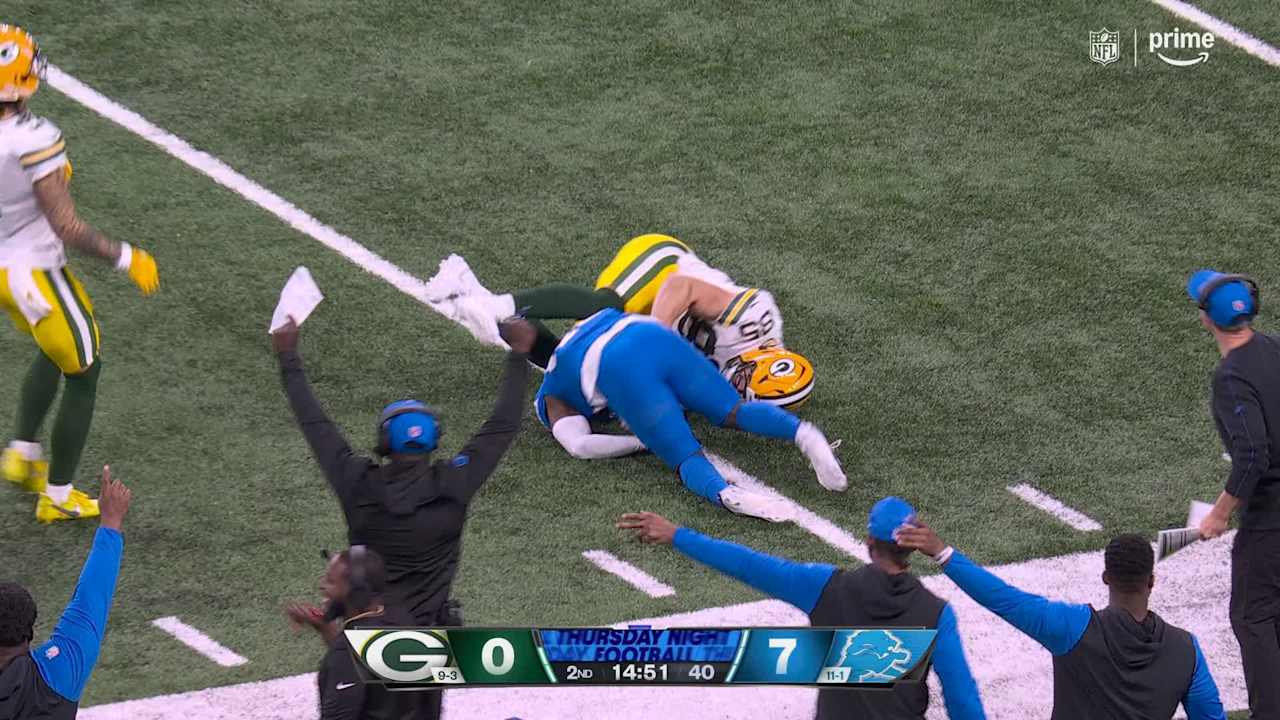 Green Bay Packers wide receiver Christian Watson's step-back juke ...