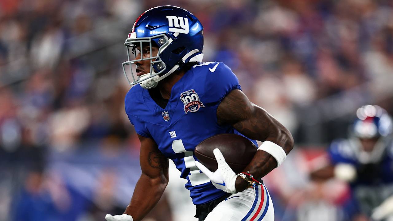 Giants standout rookie WR Malik Nabers is out Thursday night with a concussion