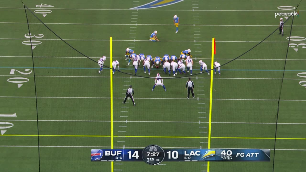 Los Angeles Chargers Kicker Cameron Dicker's 40-yard FG Makes It A 14 ...