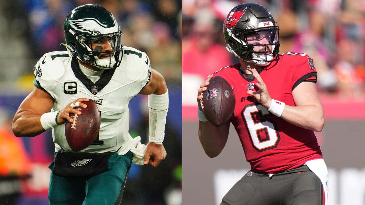 It's Eagles vs. Buccaneers in the NFC Wild Card Round on Monday, January  15th at 8 PM
