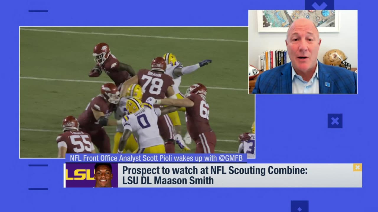 NFL front office analyst Scott Pioli shares which prospect he'll be