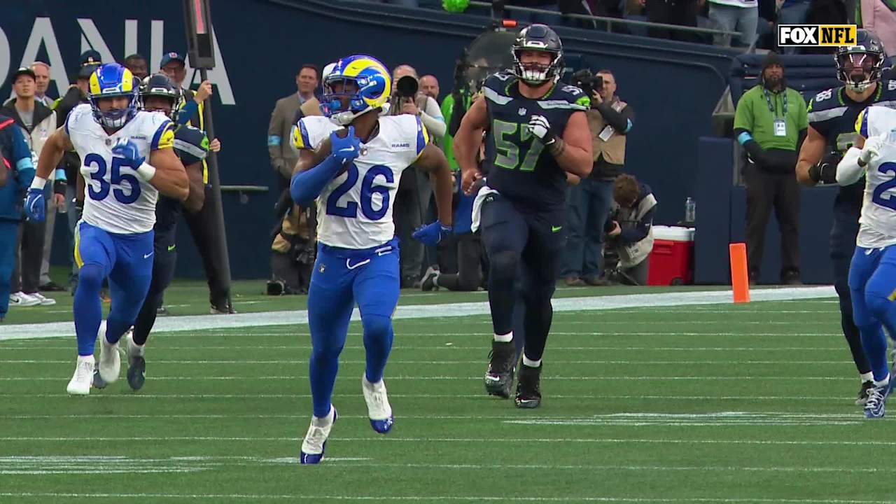 Can't-Miss Play: 103-yard TD! Los Angeles Rams rookie safety Kamren ...