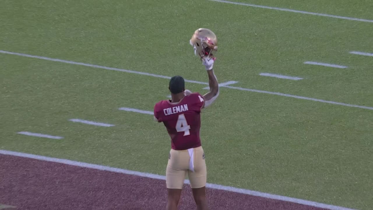 Breaking down wide receiver Keon Coleman's college highlights 2025