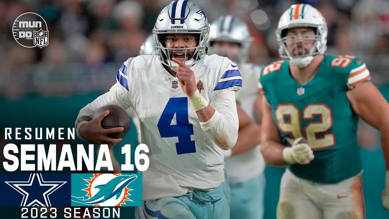 Highlights Cowboys Vs. Dolphins Semana 16