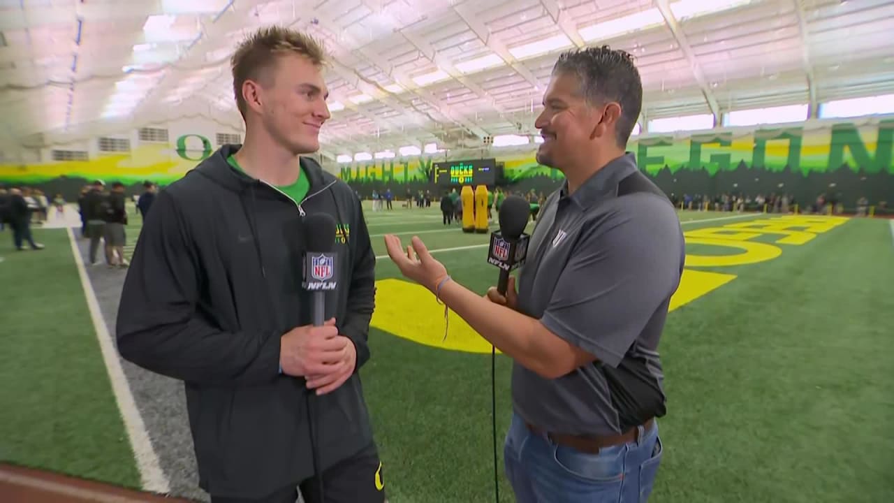 Quarterback Bo Nix Discusses His Oregon Pro Day Performance With Nfl