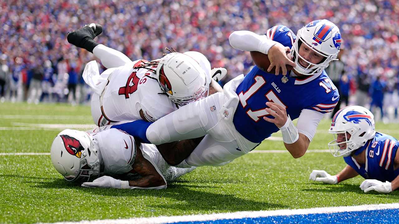 Bills QB Josh Allen says injured hand is 'fine' after win vs. Cardinals:  'I'm not a doctor'