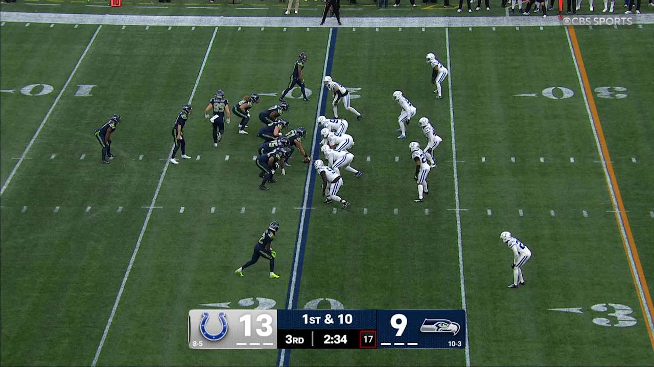 Seattle Seahawks wide receiver Rashid Shaheed's 27-yard reception ...