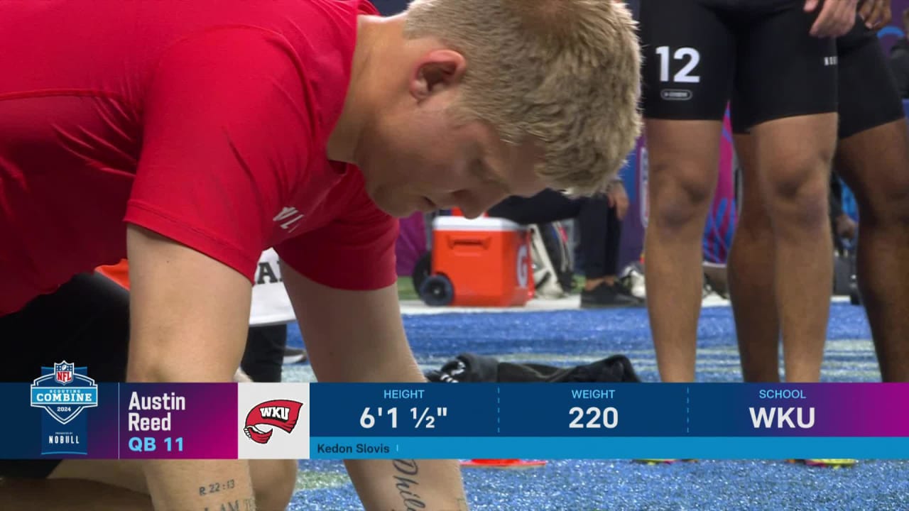 Quarterback Austin Reed Runs Official 4.82-second 40-yard Dash At 2024 ...