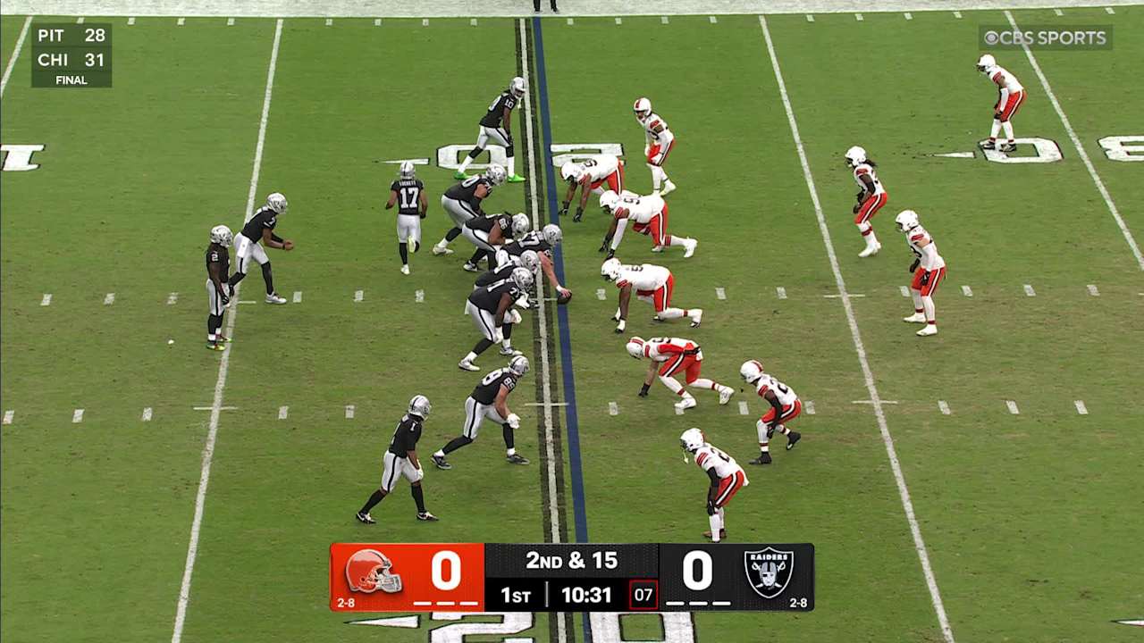 Cleveland Browns cornerback Denzel Ward sniffs out Raiders screen for 5 ...