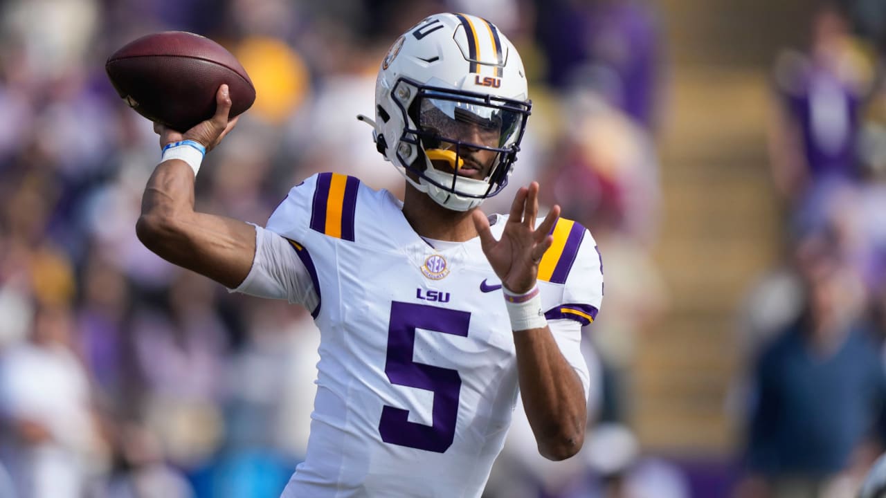 Vikings brass meeting with LSU quarterback Jayden Daniels in Baton Rouge tonight