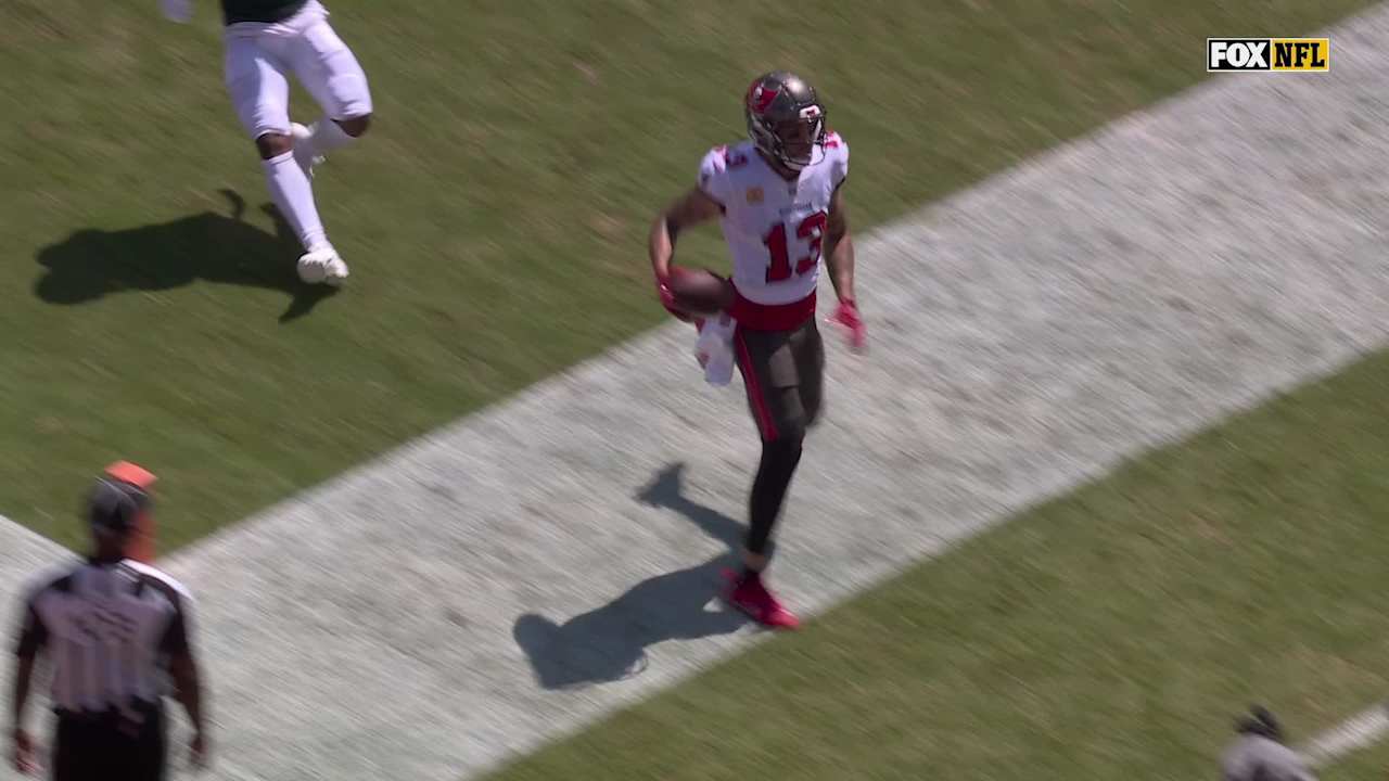 Tampa Bay Buccaneers wide receiver Mike Evans' physical flag route ends ...