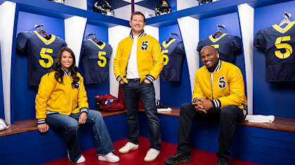 Presenters Dermot OLeary Sam Quek  Osi Umenyiora