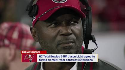 Buccaneers agree on multi-year contract extensions with HC Todd Bowles and GM Jason Licht | 'GMFB'