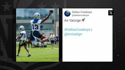 First look: George Pickens makes one-handed catch at Cowboys OTAs | 'The Insiders'